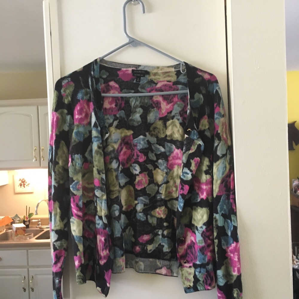 Talbots sweater with buttons